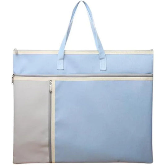 Artist Portfolio Bag With Zipper Handle Large Capacity