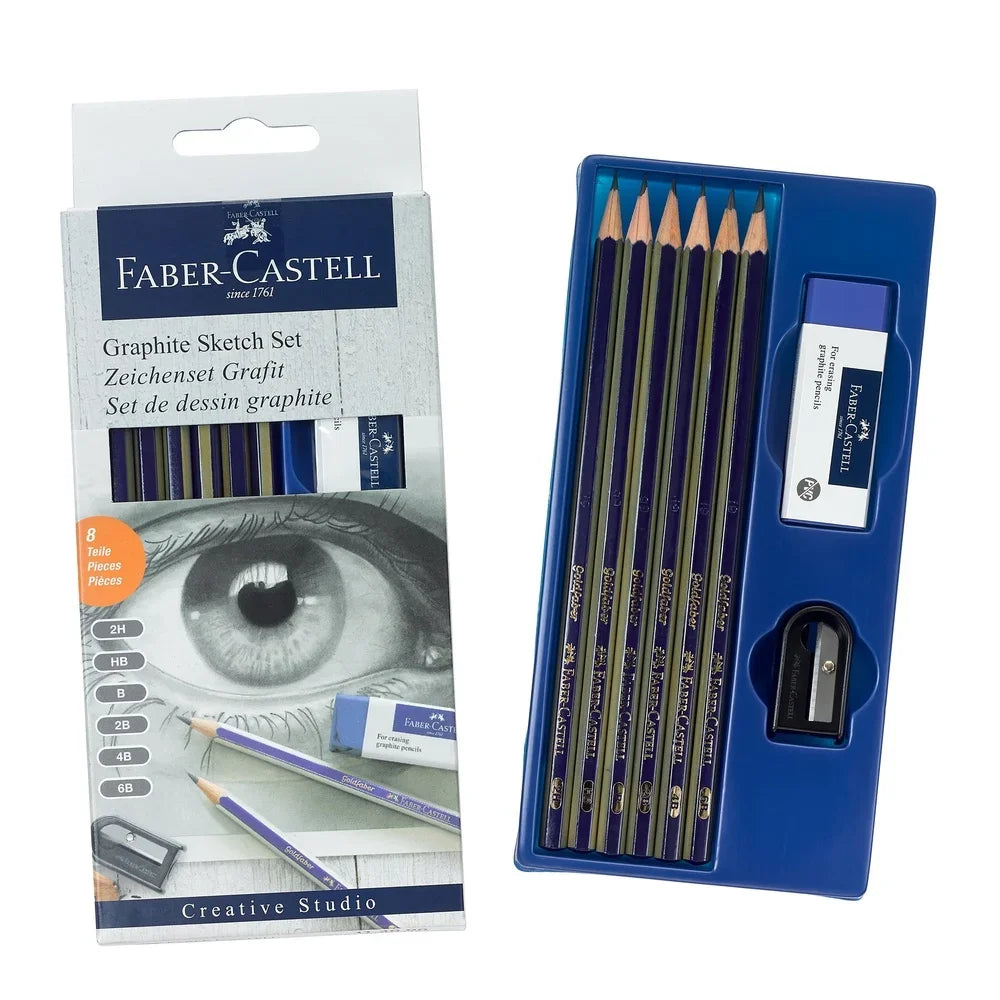 Graphite Sketching Pencil Set For Beginners And Artists