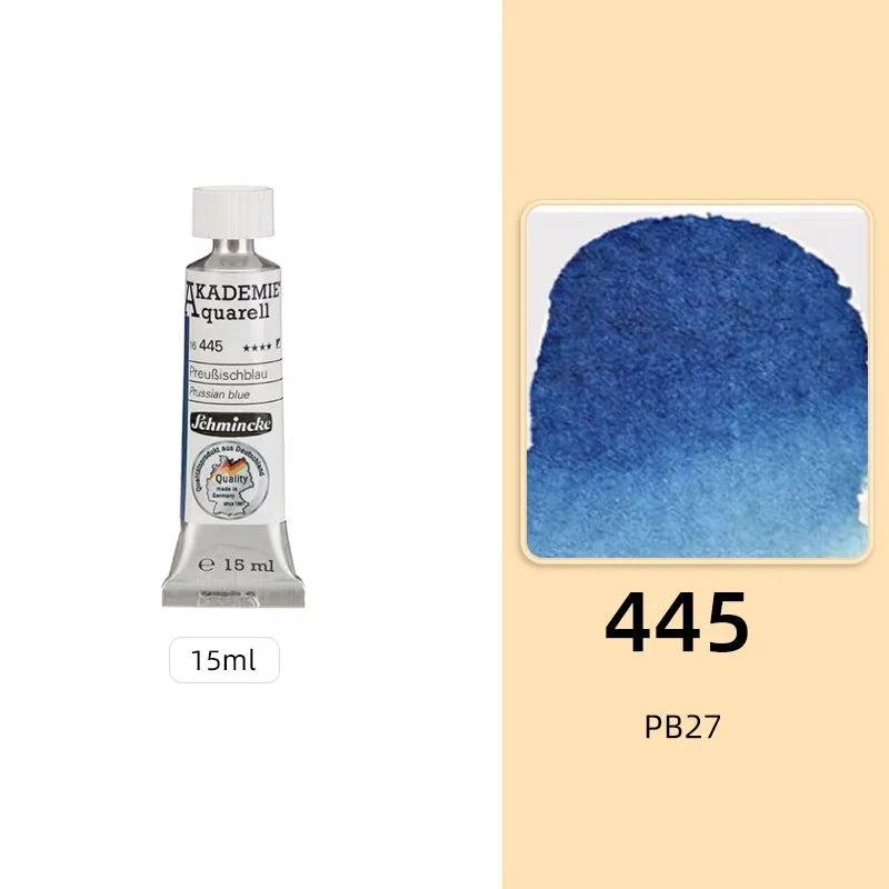 Schmincke KADEMIE Academy Grade Watercolor Paint 15ml Tubes