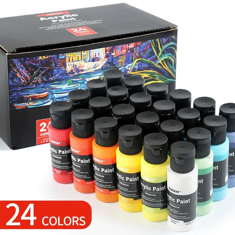 Acrylic Pigment Set For Student And Professional Artworks
