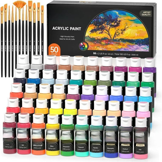 Premium Acrylic Paint Set For Artists Beginners And Kids