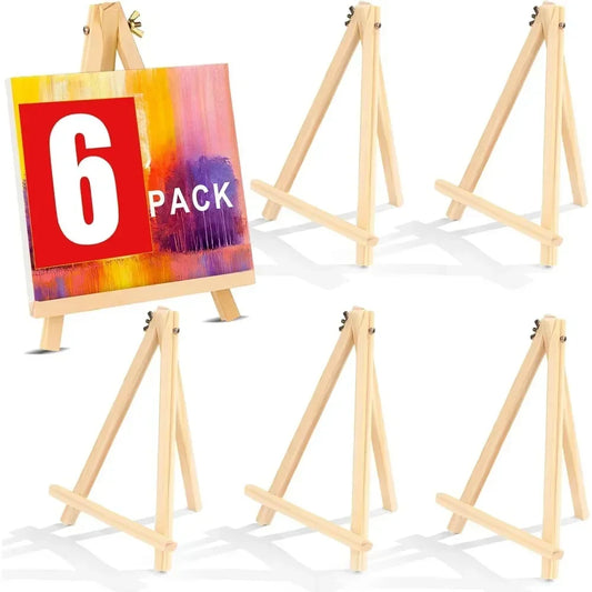 Tabletop Wooden Easels Pack For Painting Crafts And Parties