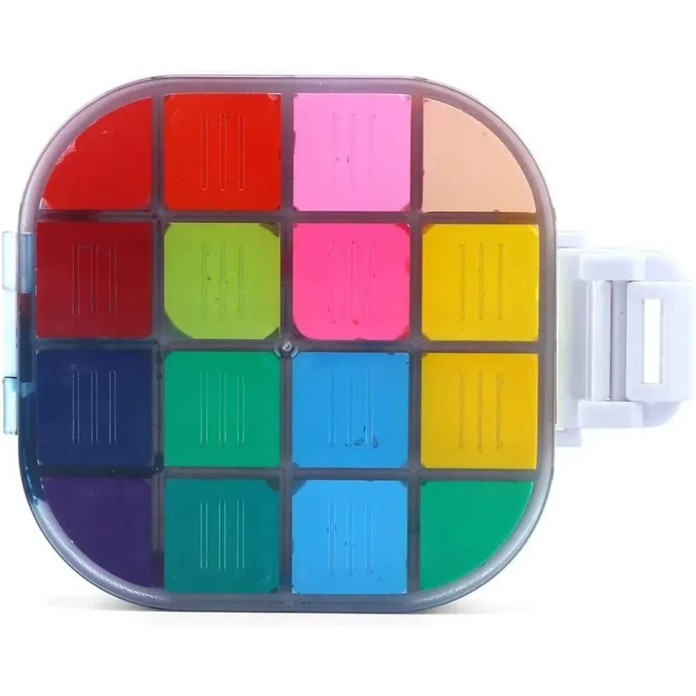 Hign-concerned Paint Save 16 Well Portable Airtight Palette