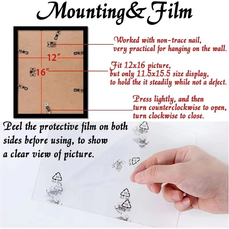 Gallery Quality Picture Frame Set For Canvas And Wall Art