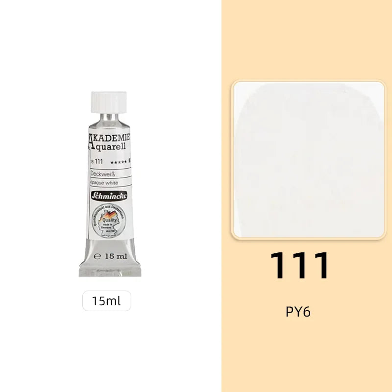 Schmincke KADEMIE Academy Grade Watercolor Paint 15ml Tubes