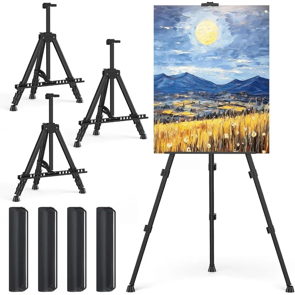 Hign-concerned Adjustable Aluminum Display Tripod Easel