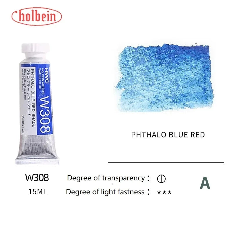 Holbein Transparent Watercolor Paint Artists Tubes Japan