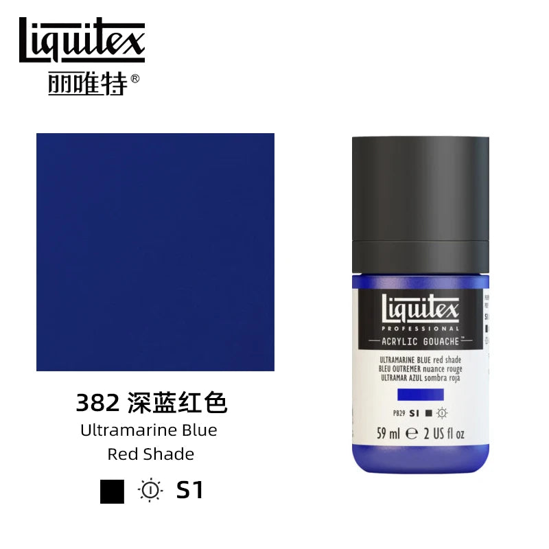High Pigment Acrylic Gouache Paint Single Bottle Artist