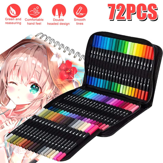 Premium Dual Tip Artist Markers For Illustration And Design