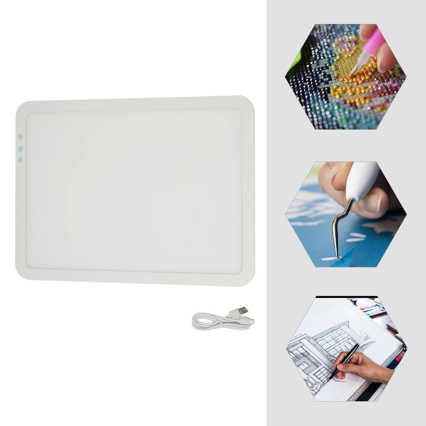 Rechargeable LED Tracing Light Pad For Artists And Crafters