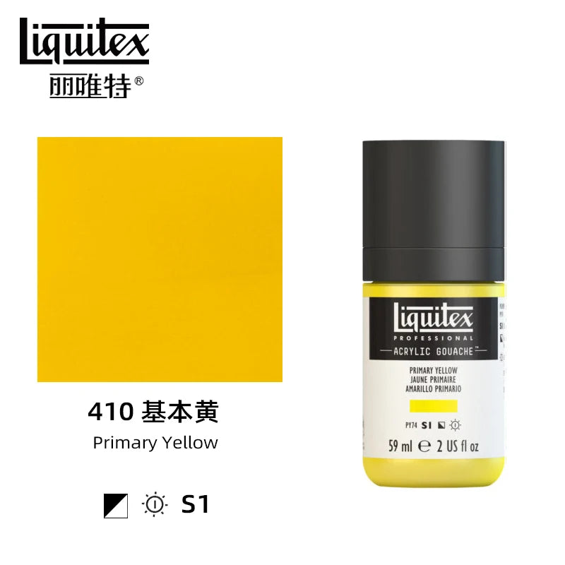High Pigment Acrylic Gouache Paint Single Bottle Artist