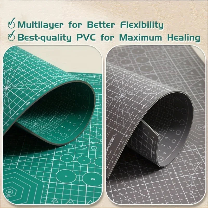 Self Healing Double Sided Cutting Mat For Crafting Projects