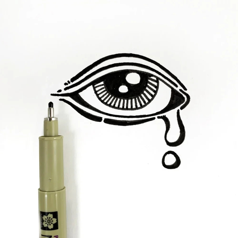 Hign-Concerned Chemical Sakura Micron Fineliner Pens Set 4 Pack