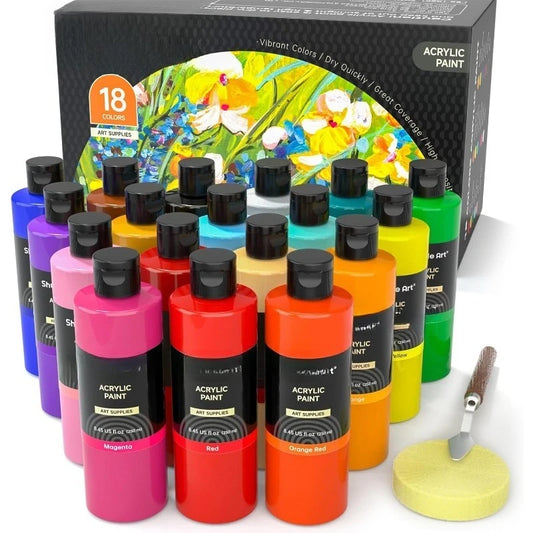 Premium Acrylic Paint Set For Artists Beginners Crafts