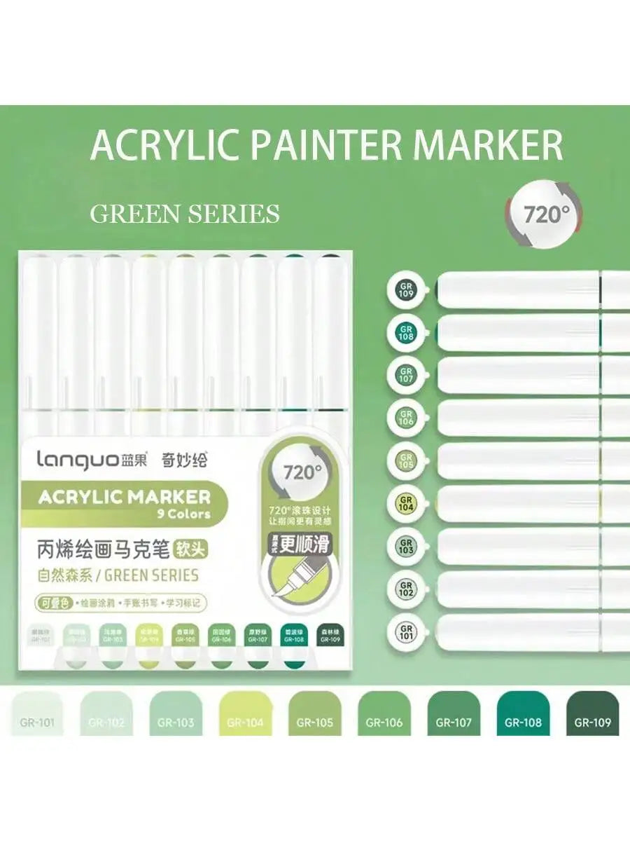 Acrylic Paint Marker Pens Set For DIY Art And Graffiti