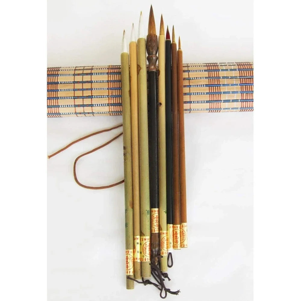 Hair Watercolor Chinese Calligraphy Brush Set For Artists