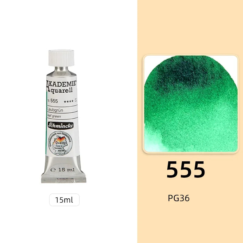 Schmincke KADEMIE Academy Grade Watercolor Paint 15ml Tubes