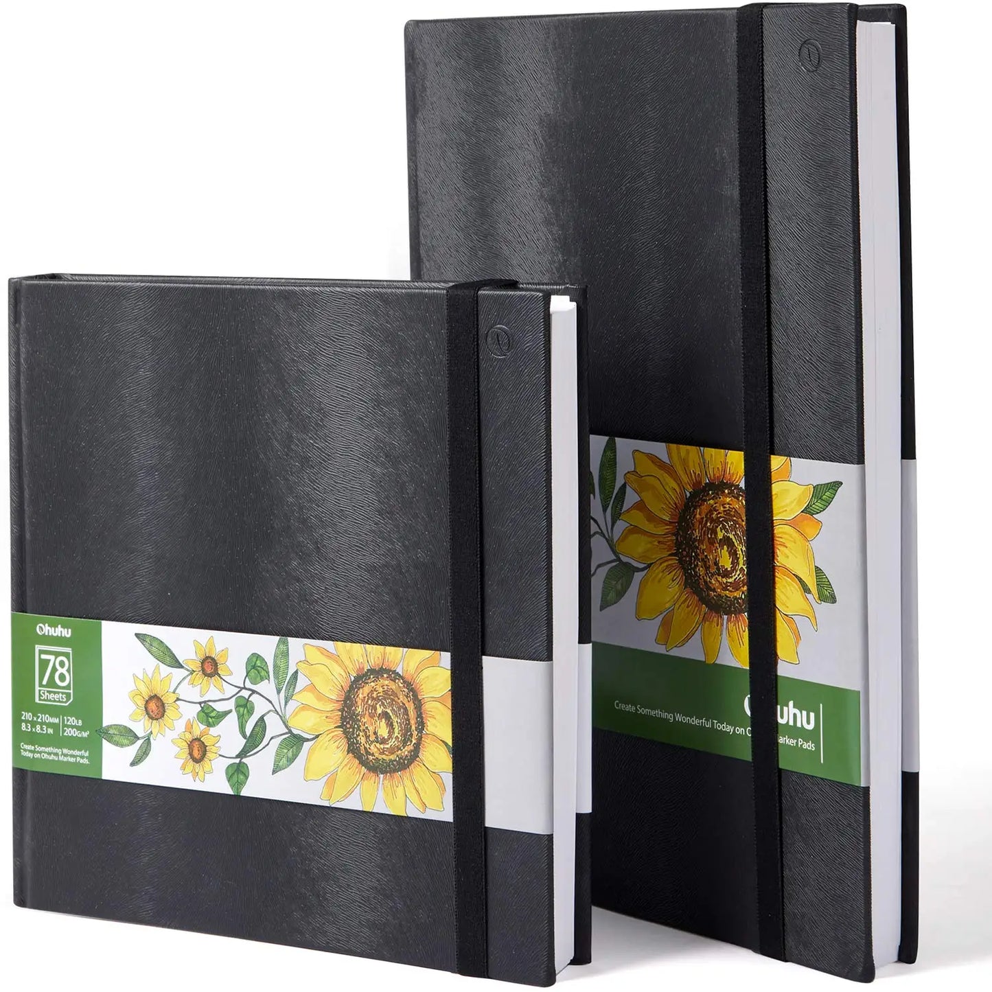 Ohuhu Marker Pads Sketchbook Hardcover Watercolor Notebook