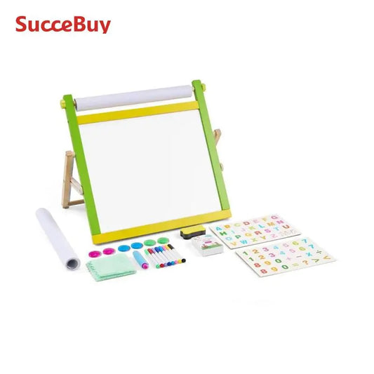 Magnetic Double Sided Kids Art Easel With Accessories