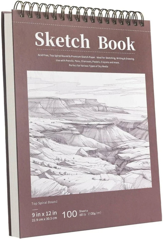 Hign Concerned Sketchbook Spiral Drawing Paper 100 Sheets