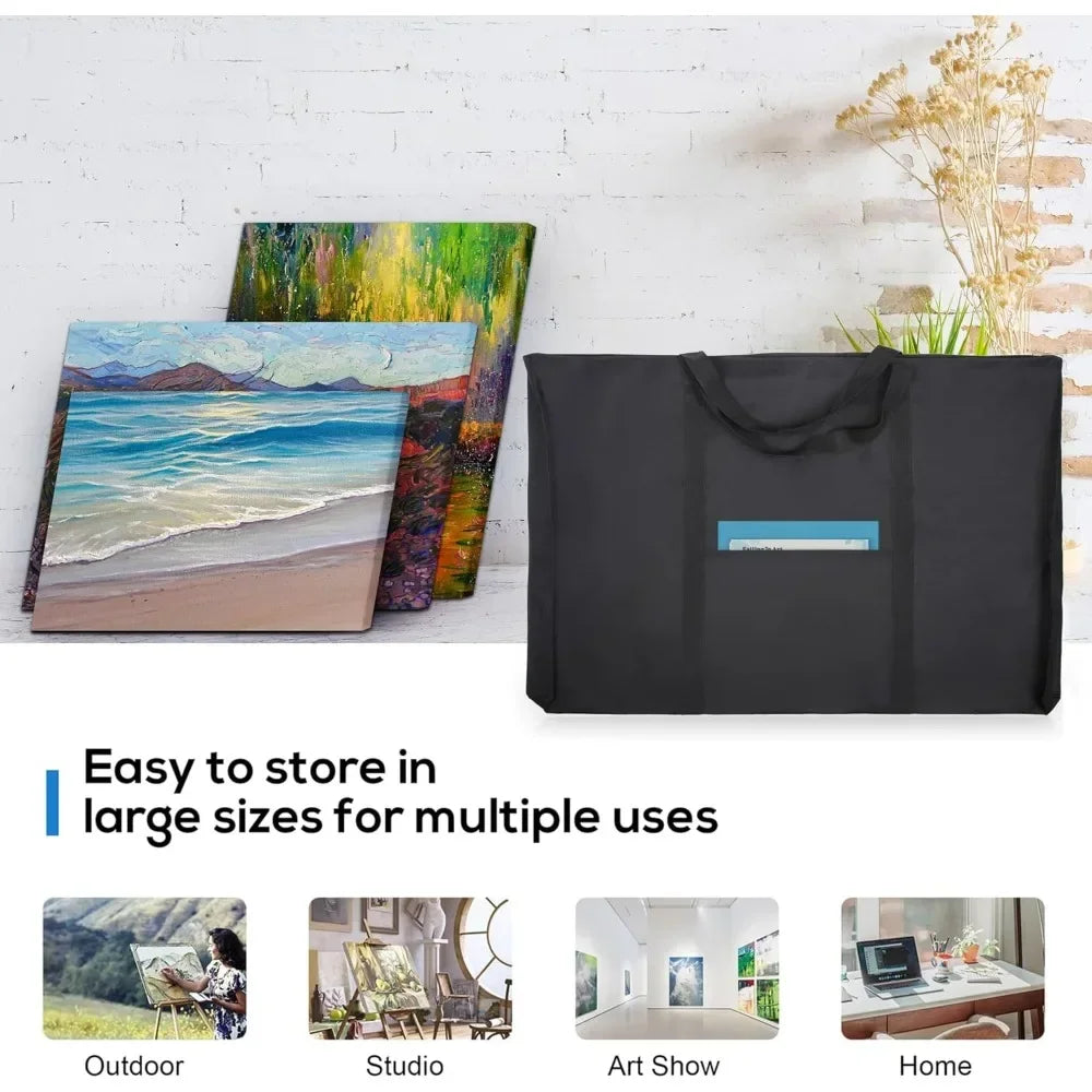 Hign-concerned Dacron Art Portfolio Tote Bag Posters