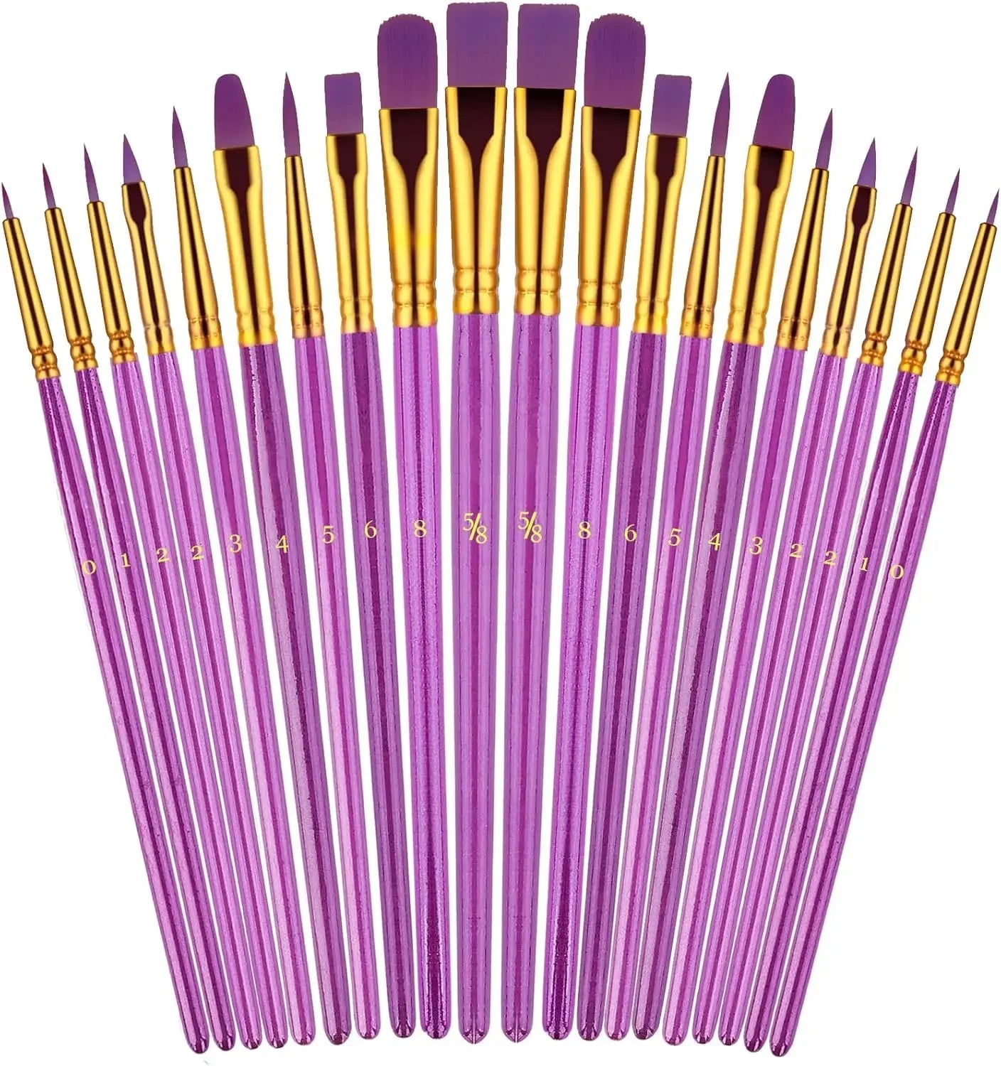 Professional Artist Paint Brush Set Oil Watercolor Acrylic