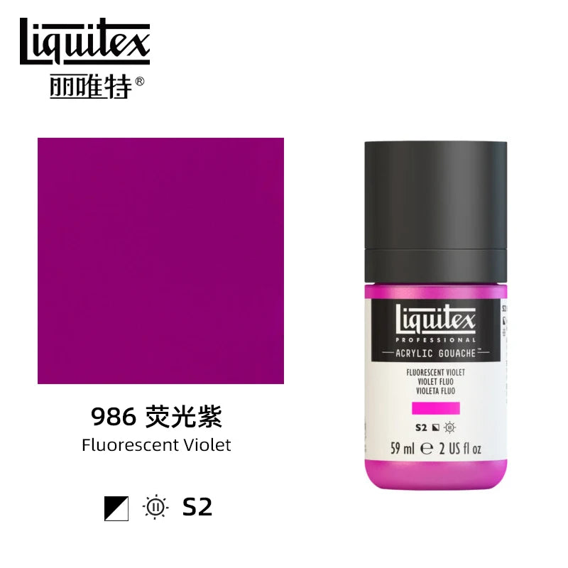 High Pigment Acrylic Gouache Paint Single Bottle Artist