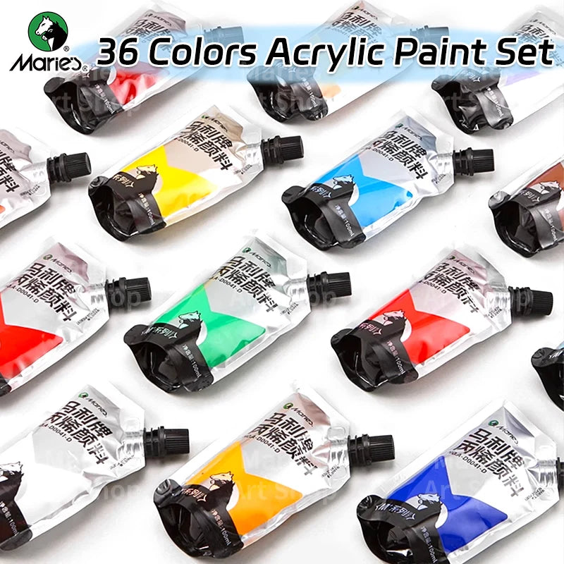 Maries Acrylic Paint Set For Canvas Ceramic Wood Artists