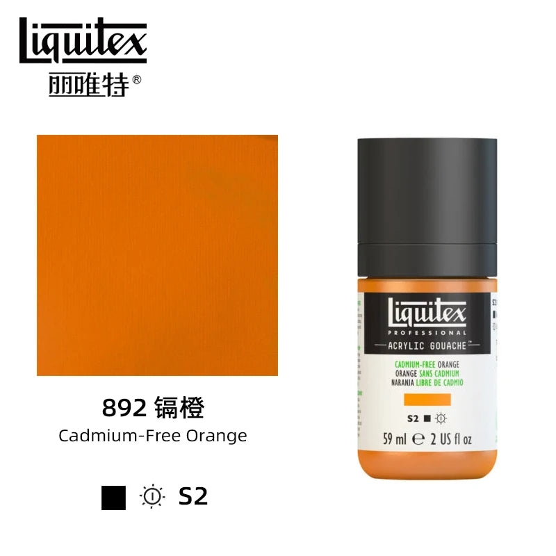 High Pigment Acrylic Gouache Paint Single Bottle Artist