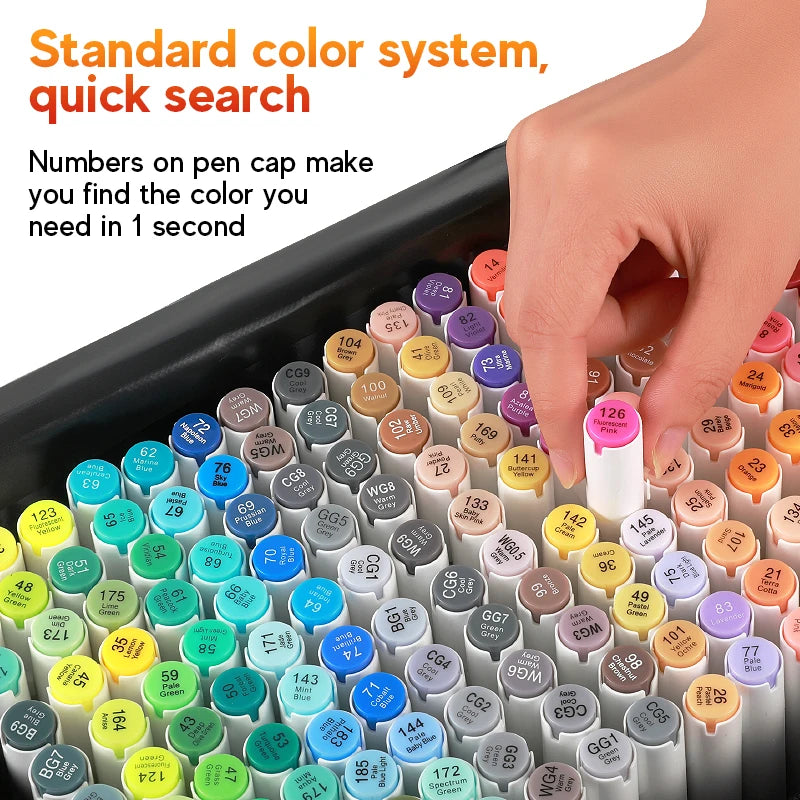 Professional Dual Tip Alcohol Art Markers For Artists
