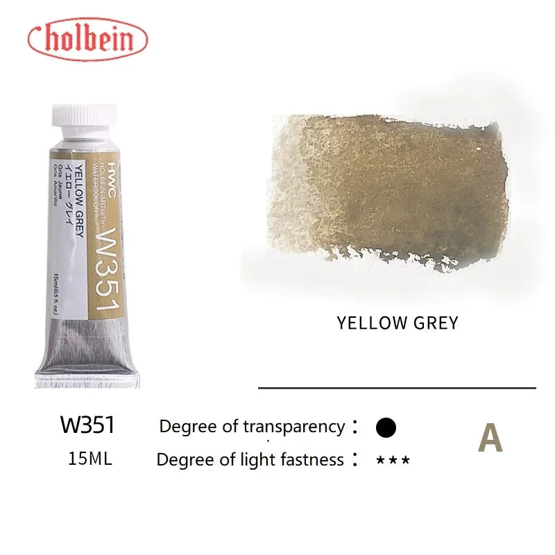 Holbein Transparent Watercolor Paint Artists Tubes Japan