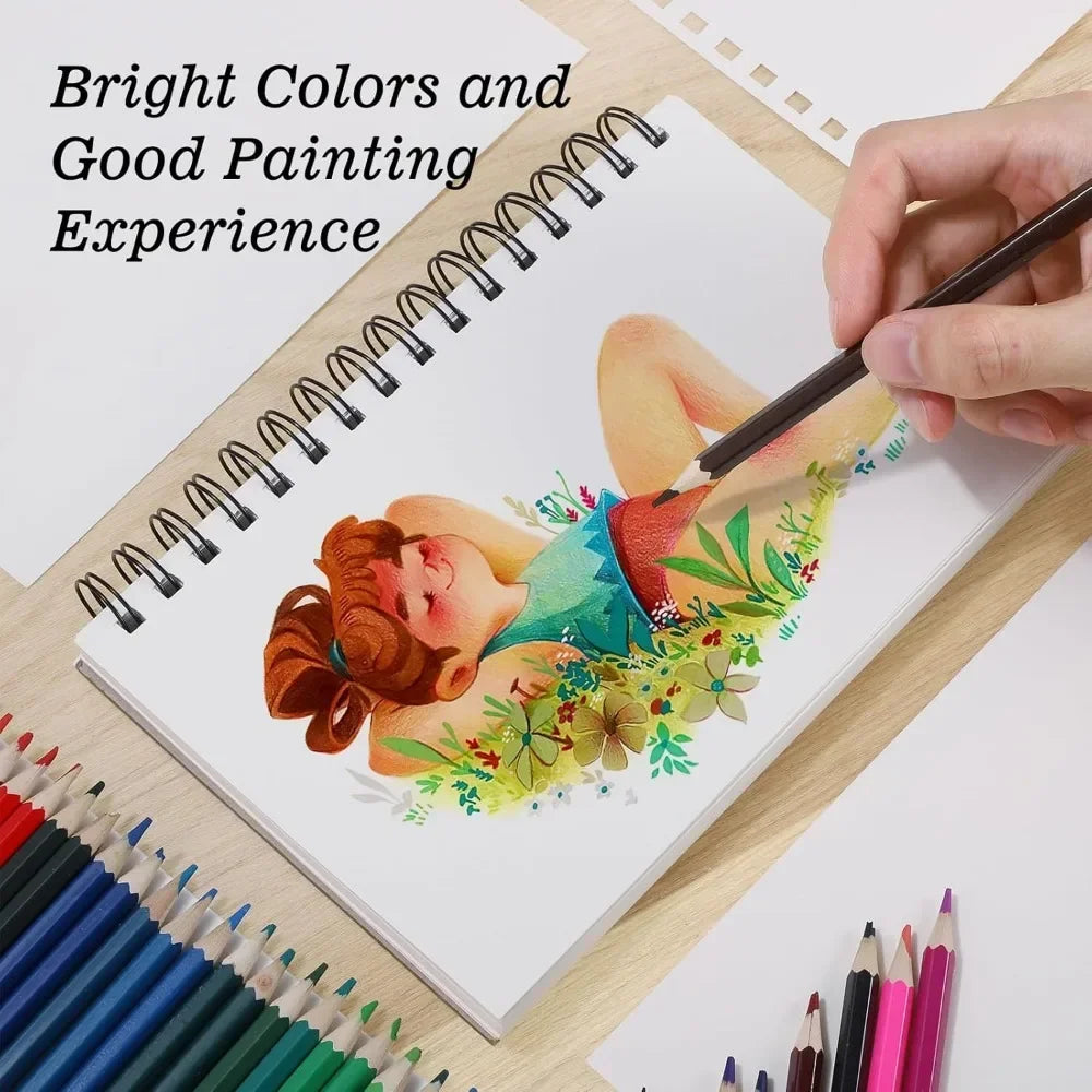 Hign Concerned Mixed Media Sketchbooks 4 Pack Spiral Bound
