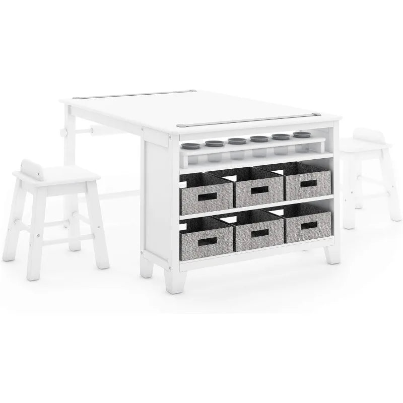 Kids Art Table Chair Set For Crafts And Creative Play