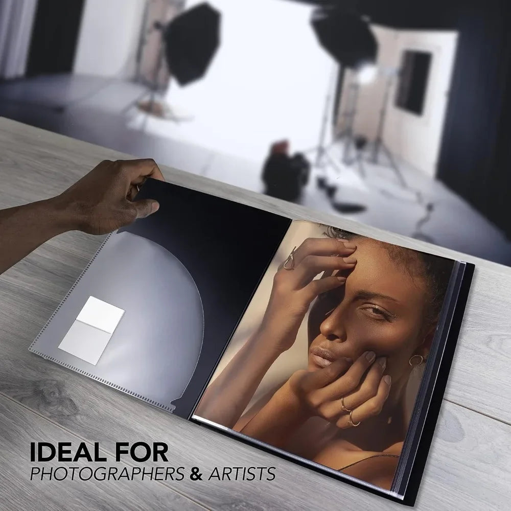 Hign-concerned Art Portfolio Binder With Plastic Sleeve