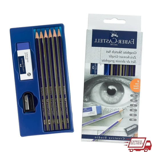Graphite Sketching Pencil Set For Beginners And Artists
