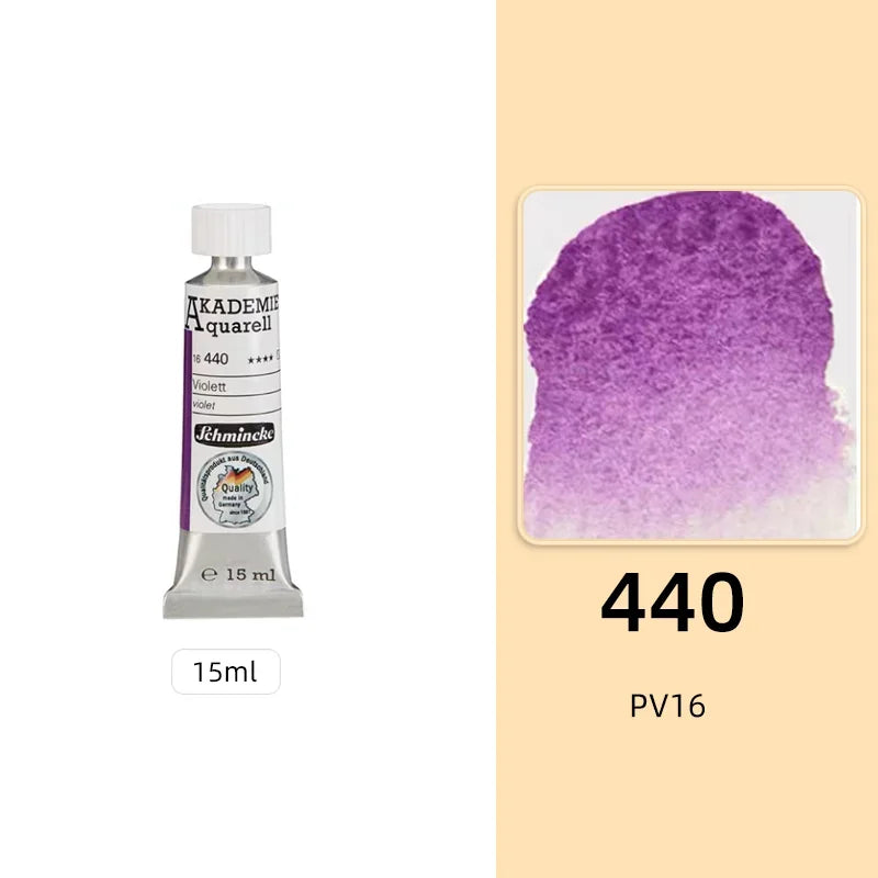 Schmincke KADEMIE Academy Grade Watercolor Paint 15ml Tubes