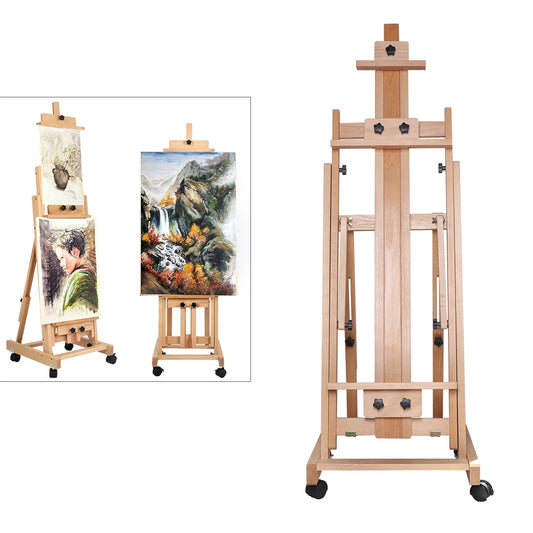 Adjustable Beech Wood Easel Stand for Creative Painting Adventures