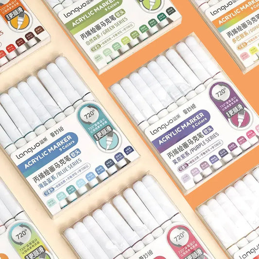 Acrylic Paint Marker Pens Set For DIY Art And Graffiti
