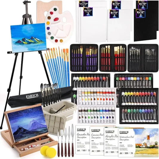 Hign Concerned 166 Pcs Artist Painting Set With 96 Paints