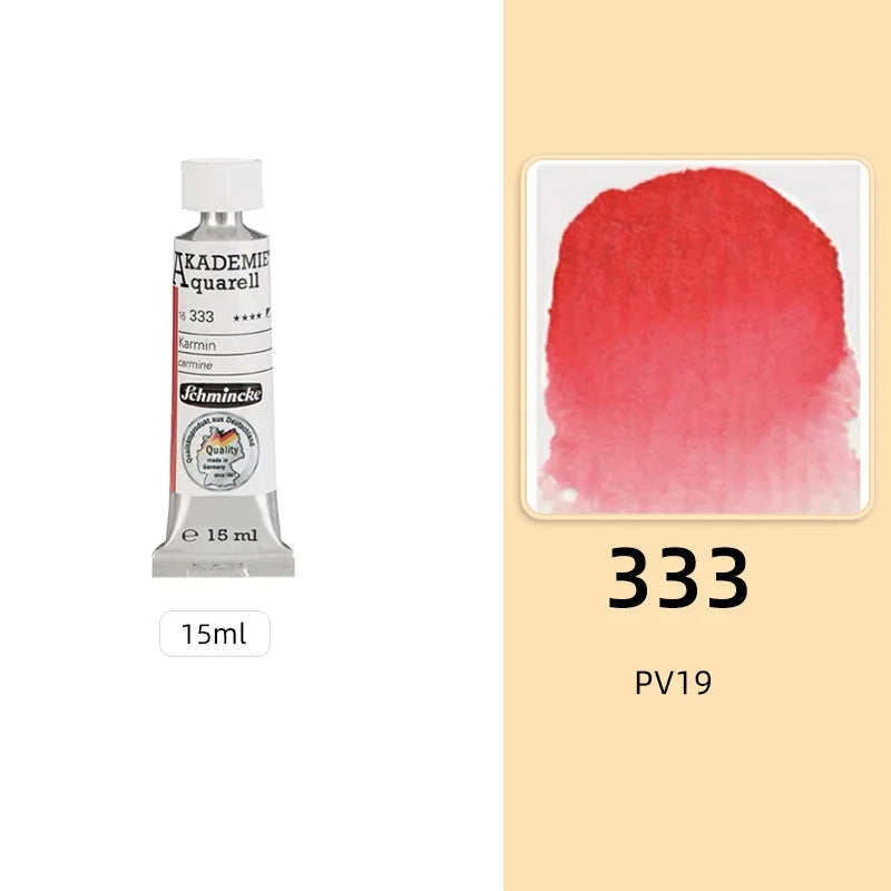 Schmincke KADEMIE Academy Grade Watercolor Paint 15ml Tubes