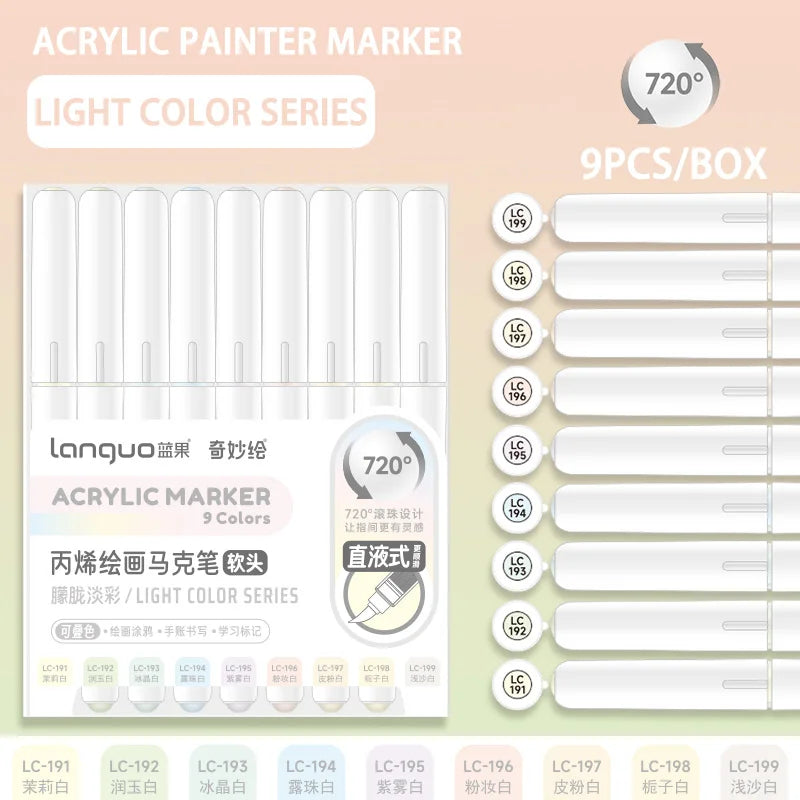 Acrylic Paint Marker Pens Set For DIY Art And Graffiti