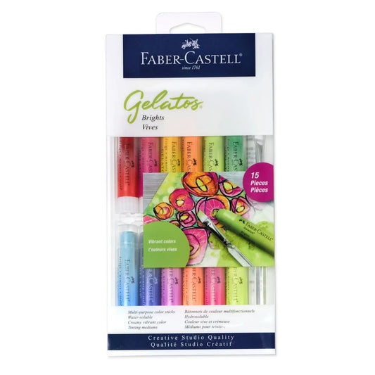 Faber Castell Gelatos Watercolor Gel Crayons Pigment Sticks