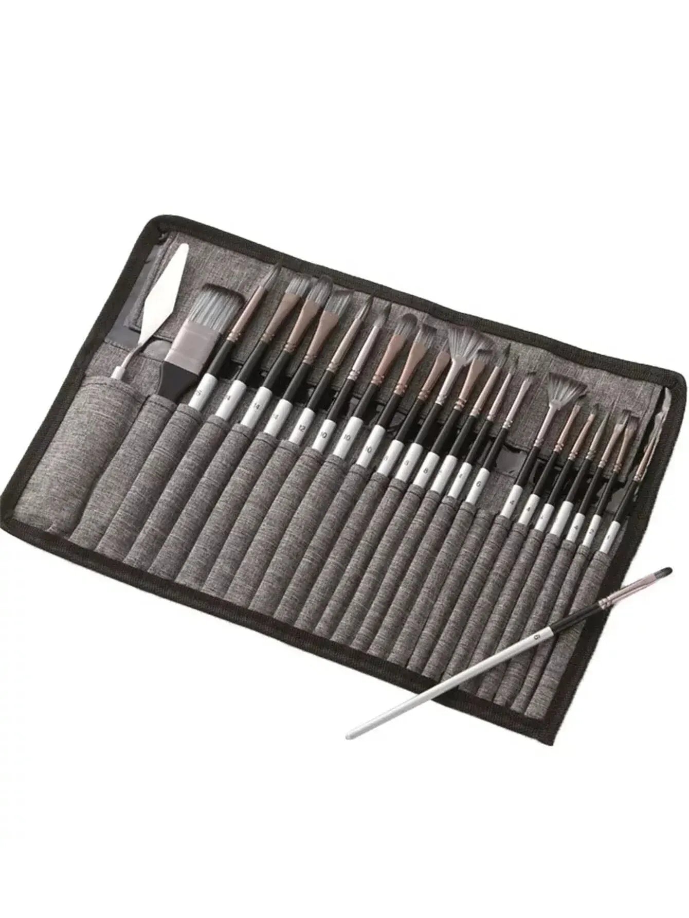 Premium Artist Paint Brush Set For Acrylic Oil Watercolor