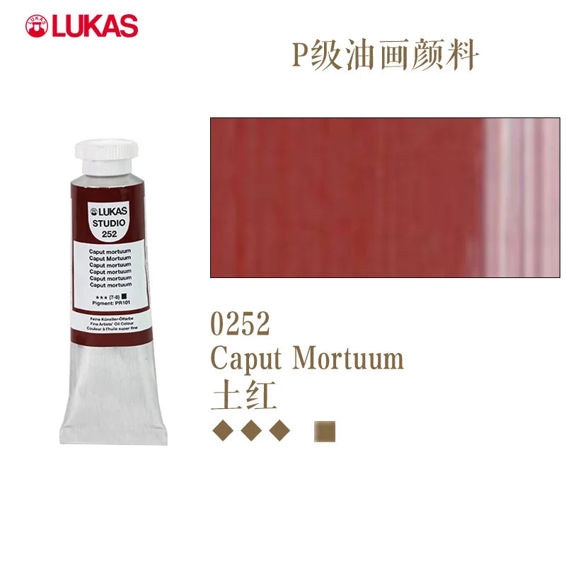 Lukas Professional Oil Painting Pigments Studio Quality