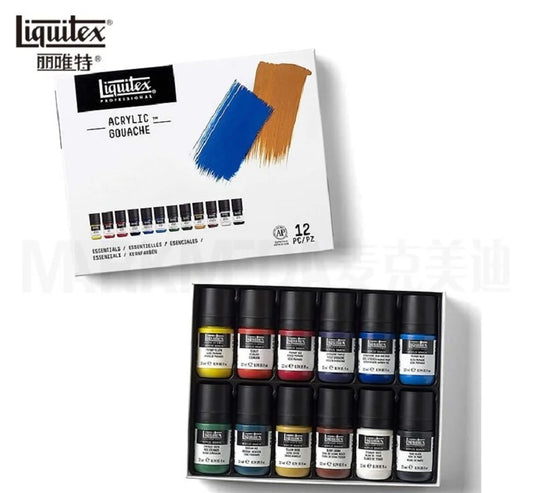 High Pigment Acrylic Gouache Paint Single Bottle Artist