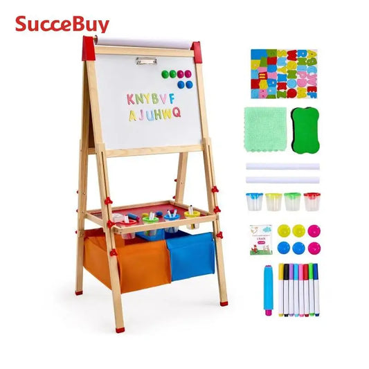 Magnetic Drawing Board Standing Art Easel Educational Kids