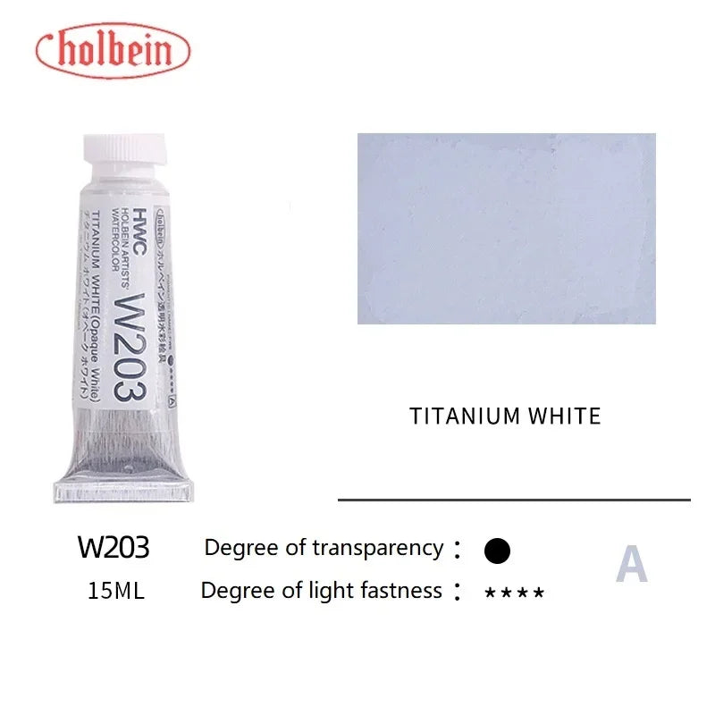 Holbein Transparent Watercolor Paint Artists Tubes Japan