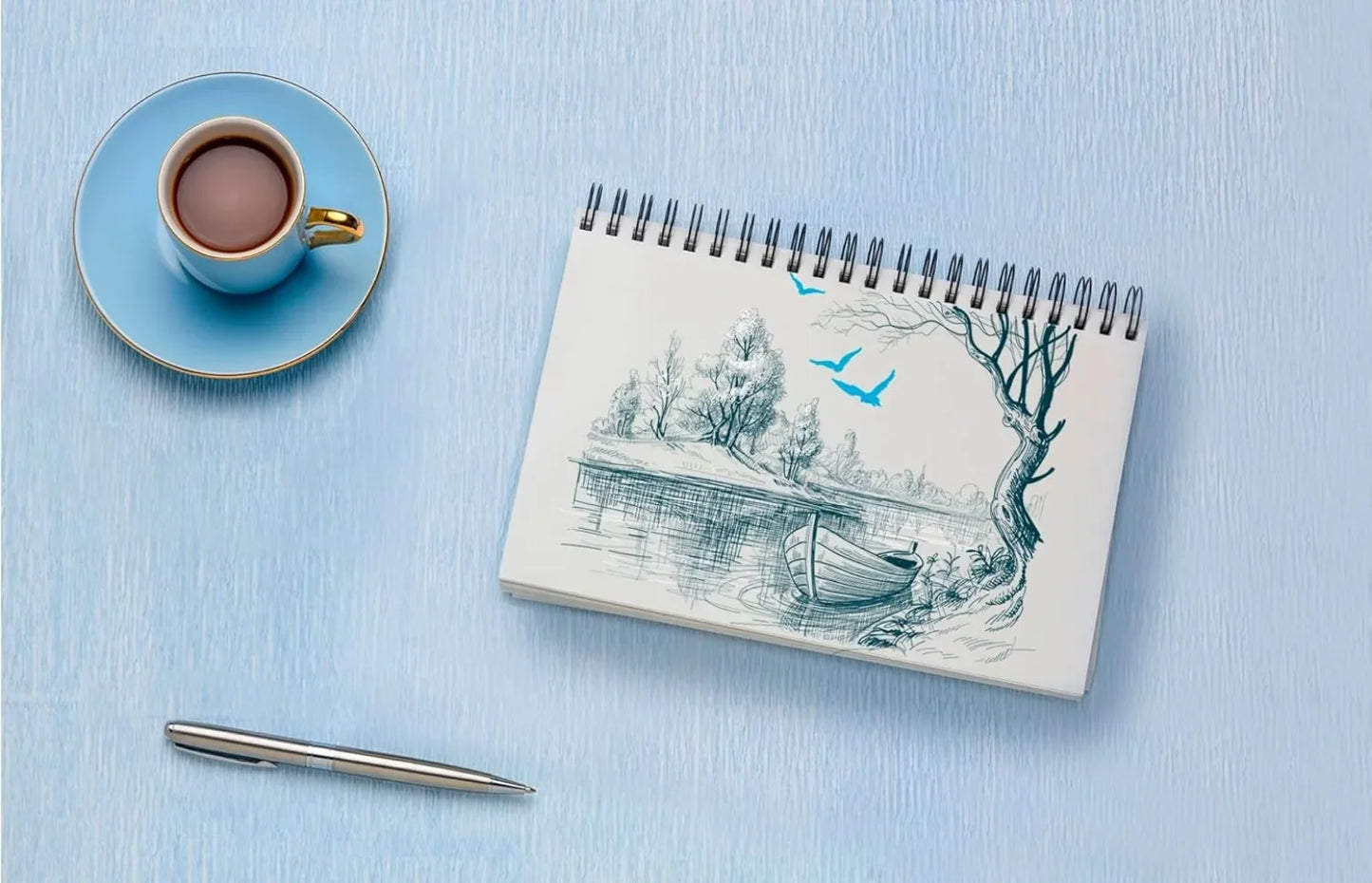 Hign-concerned Sketchbook Hardcover Spiral Painting