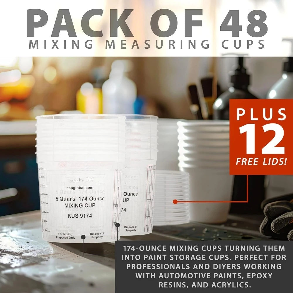 Hign-concerned Paint Mixing Cups For Automotive Epoxy