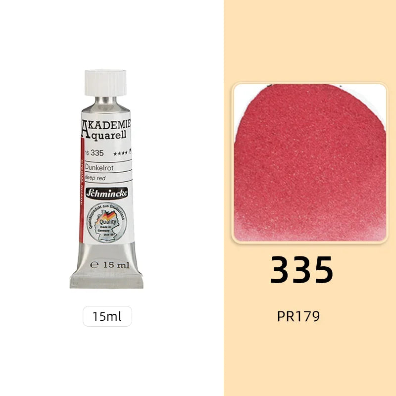 Schmincke KADEMIE Academy Grade Watercolor Paint 15ml Tubes